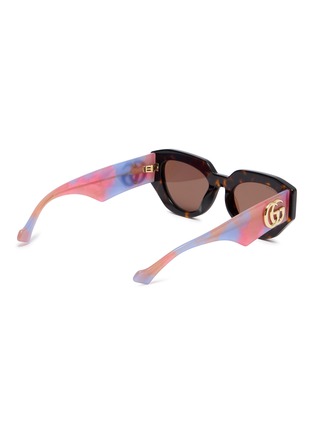 Figure View - Click To Enlarge - GUCCI - Recycled Acetate Cateye Sunglasses