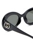 Detail View - Click To Enlarge - GUCCI - Injection Oval Sunglasses