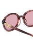 Detail View - Click To Enlarge - GUCCI - Recycled Acetate Oval Sunglasses