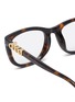 Detail View - Click To Enlarge - GUCCI - Recycled Acetate Square Glasses