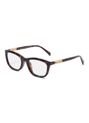 Main View - Click To Enlarge - GUCCI - Recycled Acetate Square Glasses