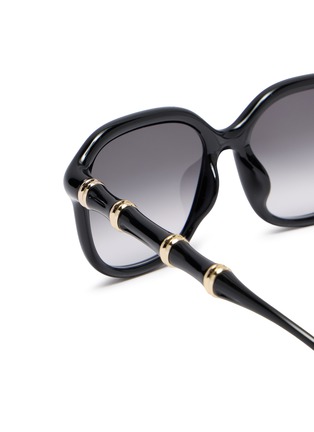 Detail View - Click To Enlarge - GUCCI - Injection Square Sunglasses