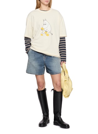 Figure View - Click To Enlarge - MO&CO. - X MOOMIN Graphic T-Shirt