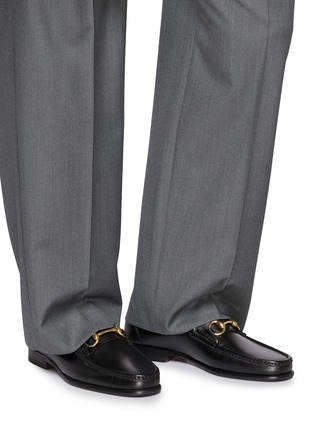 Figure View - Click To Enlarge - MAGNANNI - Bolty Horsebit Leather Loafers