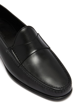 Detail View - Click To Enlarge - MAGNANNI - Bolty Penny Leather Loafers