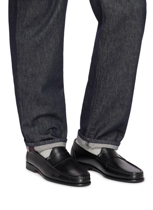 Figure View - Click To Enlarge - MAGNANNI - Bolty Penny Leather Loafers