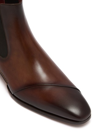 Detail View - Click To Enlarge - MAGNANNI - Patina Leather Chelsea Boots