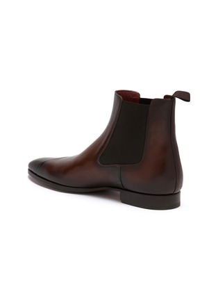  - MAGNANNI - Patina Leather Chelsea Boots