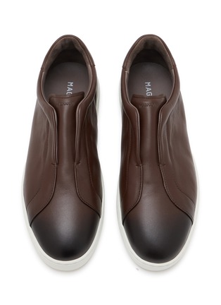 Detail View - Click To Enlarge - MAGNANNI - Laceless Leather Slip-On Men's Sneakers