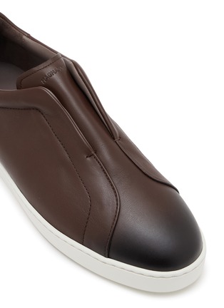 Detail View - Click To Enlarge - MAGNANNI - Laceless Leather Slip-On Men's Sneakers