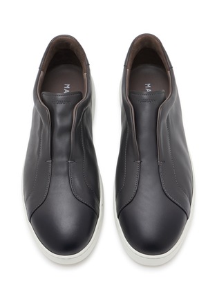 Detail View - Click To Enlarge - MAGNANNI - Laceless Leather Slip-On Men's Sneakers