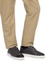 Figure View - Click To Enlarge - MAGNANNI - Laceless Leather Slip-On Men's Sneakers