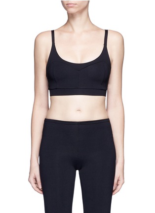 Main View - Click To Enlarge - LIVE THE PROCESS - 'Radius' Ponte jersey sports bra