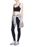 Figure View - Click To Enlarge - LIVE THE PROCESS - 'Radius' Ponte jersey sports bra
