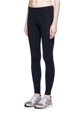 Front View - Click To Enlarge - LIVE THE PROCESS - 'Radius' Ponte jersey performance leggings