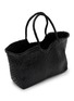 Detail View - Click To Enlarge - DRAGON DIFFUSION - Nantucket Optical Weave Leather Basket Tote Bag
