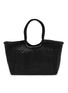 DRAGON DIFFUSION Nantucket Optical Weave Leather Basket Tote Bag