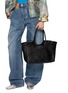 Figure View - Click To Enlarge - DRAGON DIFFUSION - Nantucket Optical Weave Leather Basket Tote Bag