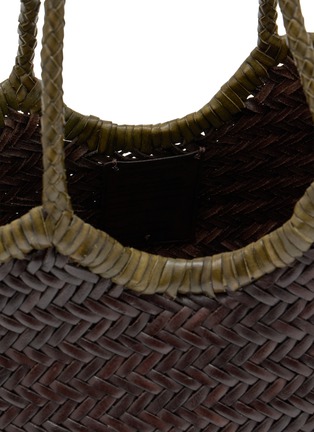 Detail View - Click To Enlarge - DRAGON DIFFUSION - Nantucket Small Bi-colour Leather Tote Bag