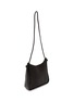 Detail View - Click To Enlarge - DRAGON DIFFUSION - Glendhu Optical Weave Gusset Leather Hobo Bag