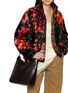 Figure View - Click To Enlarge - DRAGON DIFFUSION - Glendhu Optical Weave Gusset Leather Hobo Bag