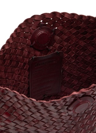Detail View - Click To Enlarge - DRAGON DIFFUSION - Santa Maria S. Croce Tapered Leather Shoulder Bag