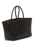 Figure View - Click To Enlarge - DRAGON DIFFUSION - Bamboo Triple Jump Small Leather Tote Bag