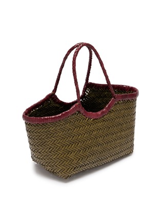 Detail View - Click To Enlarge - DRAGON DIFFUSION - Nantucket Small Bi-colour Leather Tote Bag