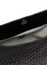 Detail View - Click To Enlarge - DRAGON DIFFUSION - Glendhu Optical Weave Gusset Leather Hobo Bag