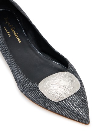 Detail View - Click To Enlarge - RUPERT SANDERSON - Bedfa Leather Skimmer Flats