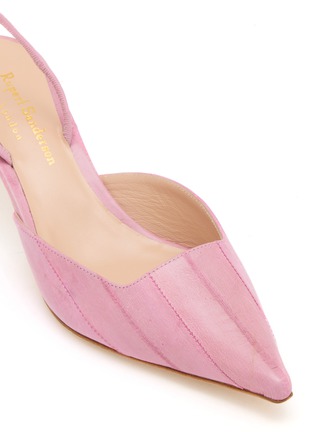 Detail View - Click To Enlarge - RUPERT SANDERSON - Aminta 55 Leather Slingback Pumps
