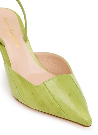 Detail View - Click To Enlarge - RUPERT SANDERSON - Aminta 55 Leather Slingback Pumps