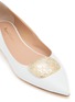 Detail View - Click To Enlarge - RUPERT SANDERSON - Bedfa Pebble Leather Skimmer Flats