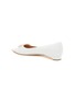  - RUPERT SANDERSON - Bedfa Pebble Leather Skimmer Flats