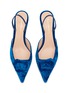 Detail View - Click To Enlarge - RUPERT SANDERSON - Aminta 55 Velvet Slingback Pumps