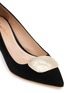 Detail View - Click To Enlarge - RUPERT SANDERSON - New Nora 55 Velvet Pumps