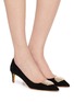 Figure View - Click To Enlarge - RUPERT SANDERSON - New Nora 55 Velvet Pumps