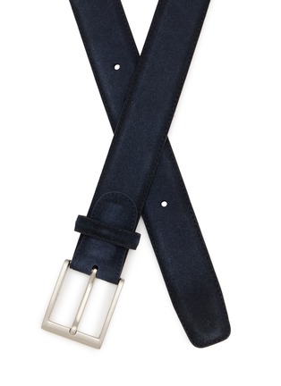 Detail View - Click To Enlarge - MAGNANNI - Crostidifu Suede Belt