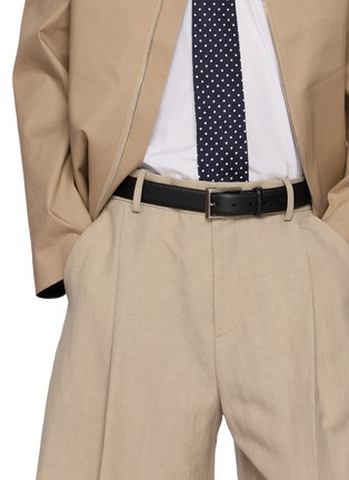 Figure View - Click To Enlarge - MAGNANNI - Rugoarcade Leather Belt