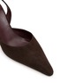 Detail View - Click To Enlarge - THE ROW - 55 Inez Suede Slingback Pumps