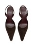 Figure View - Click To Enlarge - THE ROW - 55 Inez Suede Slingback Pumps