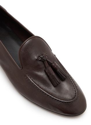 Detail View - Click To Enlarge - THE ROW - Caden Leather Loafers