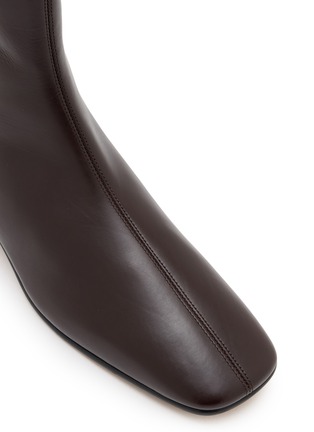 Detail View - Click To Enlarge - THE ROW - Cindy Leather Ankle Boots