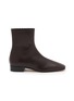 THE ROW Cindy Leather Ankle Boots