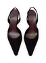 Figure View - Click To Enlarge - THE ROW - 55 Inez Suede Slingback Pumps