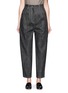 Main View - Click To Enlarge - HILLIER BARTLEY - Tuck pleat wide carrot leg denim pants