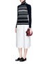 Figure View - Click To Enlarge - HILLIER BARTLEY - Fair Isle intarsia turtleneck sweater