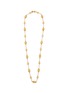 LANE CRAWFORD VINTAGE ACCESSORIES 1990's Gold Toned Lucite Long Necklace