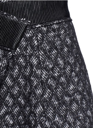 Detail View - Click To Enlarge - MARC JACOBS - Bird cage embellished virgin wool blend skirt