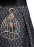 Detail View - Click To Enlarge - MARC JACOBS - Bird cage embellished virgin wool blend skirt